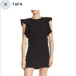 Laundry by Shelli Segal Ruffle Sleeve Dress